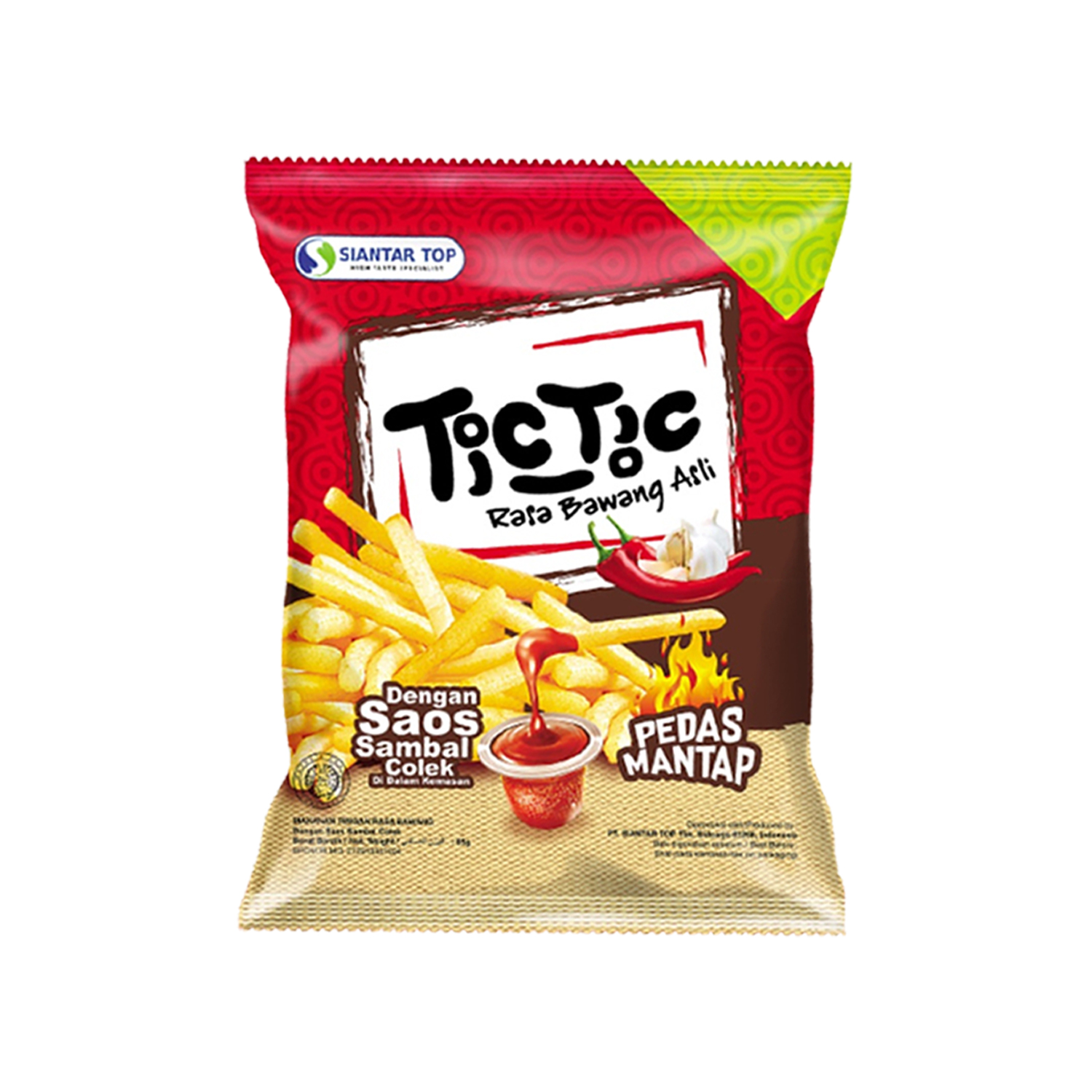 Tic Tic Crunchy Stick 65gr Chili Sauce