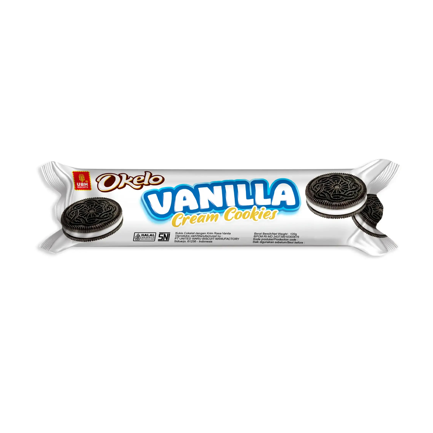 UBM Okelo Sandwich 120gr Vanilla